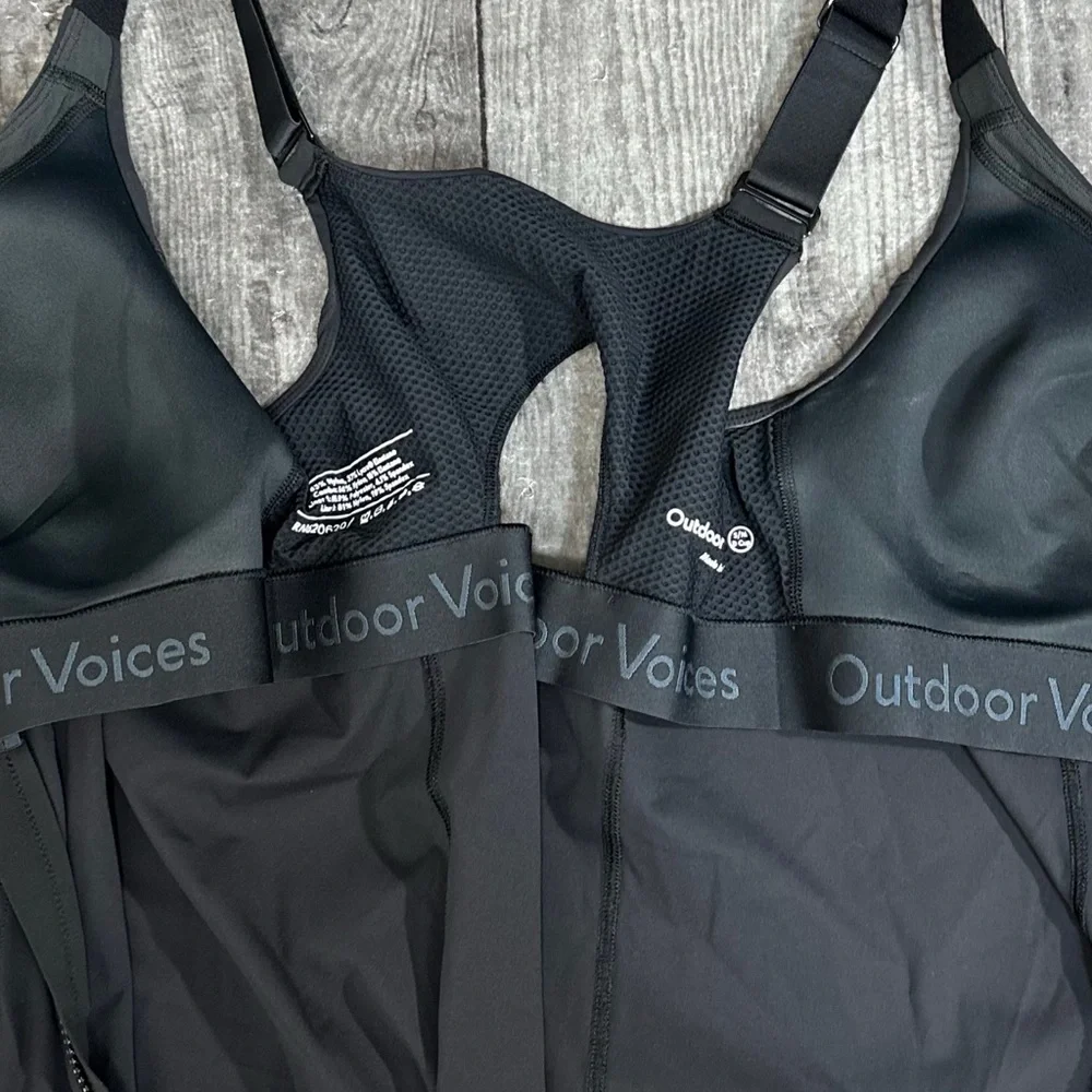 Outdoor Voices Powerhouse Dress in Black [4] - Picture 7 of 11